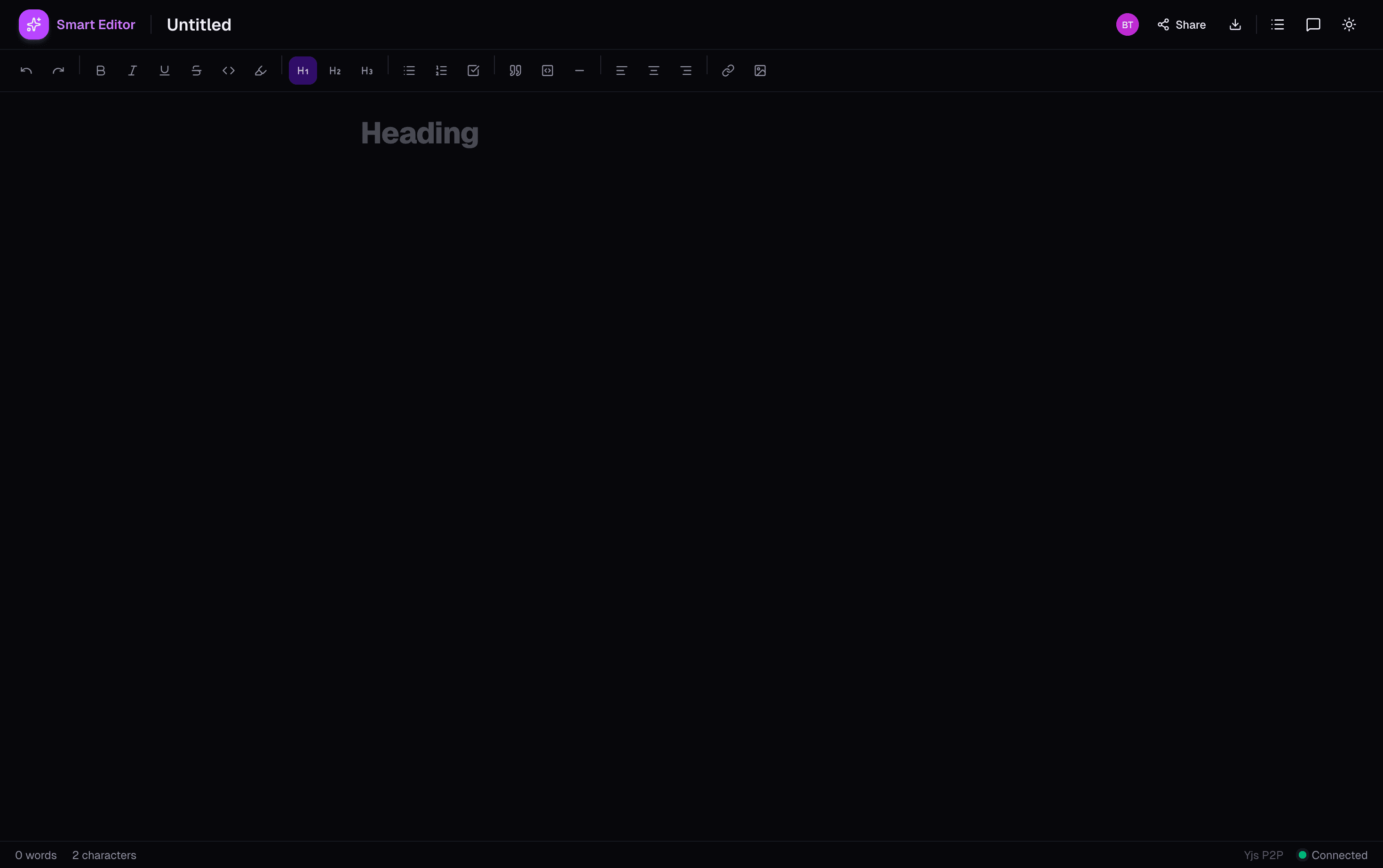 Smart Collaborative Editor